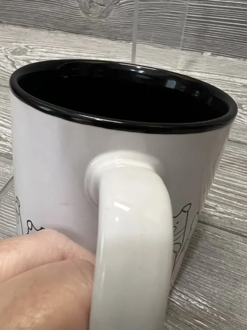 burton + Burton Mornings are RUFF Coffee Mug Cup Dogs Puppies Cute Pets 3.75”